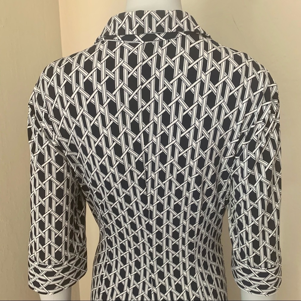 LAUNDRY BY SHELLI SEGAL Blue Jersey Dress - Picture 11 of 16
